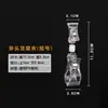 Clip de publicidad POP calcomanía explosiva transparente de cristal etiqueta de precio de doble estante etiqueta de precio universal clip de pulgar mecánico