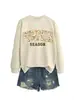 Temporada de Calabaza Amazon eBay Tienda Independiente Casual Cómoda Elegante Nueva Sudadera de Otoño/Invierno para Mujer