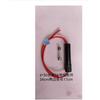 Porta-fusível 6X30 preto carcaça de linha longa fio 16AWG linha vermelha carcaça de baquelite carcaça de chumbo 17CM 17CM