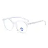 Nuevas Gafas Redondas de Color Gelatina Retro para Niños con Montura Redonda, Sencillas, Combinan con Todo, Decorativas Planas Sin Graduación