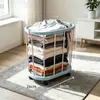 Cesto de Roupa Suja Grande Capacidade para Casa, Cesto Móvel para Armazenamento de Equipamentos Esportivos e de Fitness, Cesto Leve para Armazenamento de Tapete de Yoga do Fabricante