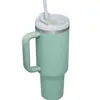 Taza de coche de segunda generación de 40 oz con logotipo, taza de gran capacidad con asa, taza de hielo para coche transfronteriza, taza de agua fría con aislamiento