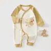 Body para Bebé Principios de Otoño Estilo Dibujos Animados Clase A Sin Costuras Suave Ropa para Recién Nacidos Capa Base para Bebé Recién Nacido Atuendo de Mariposa