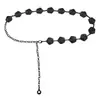 Corrente de Cintura Nova Transfronteiriça Corrente de Metal Geométrica Feminina Cinto de Corrente Feminino Corrente Corporal Feminina Decoração de Cintura de Vestido Ajustável Atacado