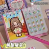Caderno de Adesivos de Vestir Estilo Duplo Aruan Criativo Infantil DIY Vestir e Arte de Unhas Diário Caderno Suporta Dropshipping