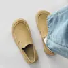 Mocassins Slip-On Largos de Solado Macio para Homens, Sapatos Preguiçosos, Tênis Birkenstock, Sapatos Masculinos Casuais Retro de Cano Baixo Estilo Old Money