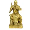 Adorno de Latón del Patriarca Xuanwu Latón Emperador Marcial Verdadero Patriarca Emperador Neutral Estatua de Latón