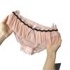Calcinhas de Renda Estilo Fada Girly e Puro, Calcinhas Triângulo de Malha Fina Respirável com Forro Feminino de Algodão para Mulheres, Atacado