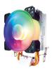 Disipador de CPU de Torre Única Doble Ventilador Doble Tubo de Cobre 1700 Push-Down Marco Negro Luz de Color Luminosa Interna Ventilador de CPU
