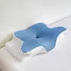 Almohada de Espuma Viscoelástica con Forma de Mariposa, Transpirable, Ayuda para Dormir, Específica para Dormitorios Estudiantiles de una Persona, Rebote Lento, Adecuada para Todas las Estaciones