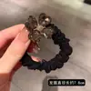2025 novo Coreia do Sul alta qualidade rede celebridade flor de quatro folhas diamante anel de cabelo feminino rabo de cavalo corda de cabelo bolas amarrar cabeça elástico acessórios de cabelo