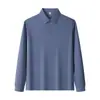 Top Casual de Manga Larga con Solapa Unisex Ropa de Trabajo Estampado con Logo Ropa para Grupo de Empresa de Negocios Ropa de Trabajo de Primavera y Otoño