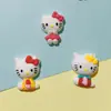 KT acessórios para gatos capa de celular DIY feito à mão adesivos para copo fivela de sapato com furo de PVC flor de sapato borracha acessório de vestuário