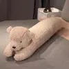 Lindo Almohada Larga Corporal Oso y Conejo Peluche para Niñas, Almohada Especial para Abrazar las Piernas, Compañero de Sueño para Bebé, Compañero de Cama
