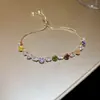 Pulseira pingente geométrico de flor de zircônia cúbica estilo europeu e americano, elegante e versátil, uma peça de joalheria delicada e luxuosa com um toque de alta qualidade, um acessório único e estiloso para mulheres