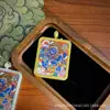 Thangka Tíbet Nepalés Pintado a Mano Thangka Mahakala Núcleo de Tarjeta 4*5