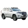 Tixinrui Adecuado para Toyota Prado Land Cruiser Modificación de Coche Ceja de Lluvia Escudo de Lluvia Platino