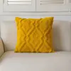 Almofada de Sofá de Pelúcia de Algodão Cor Sólida Transfronteiriça Almofada de Sofá Minimalista Moderna Decoração de Sala de Estar Almofada de Cabeceira