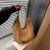 Bolso tejido hueco de moda para mujer, nuevo modelo 2026, bolso de playa para vacaciones junto al mar, bolso de hombro y cruzado de gran capacidad