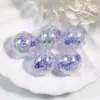 Cuentas de Explosión de Burbujas Acrílicas Coloridas Cuentas Sueltas Accesorios para Tocados Pulseras Collares Hechos a Mano con Cuentas de Grietas