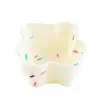 Taza de silicona para pastel nueva y engrosada, tazón para pastel de arroz al vapor, molde para pastel, fácil de desmoldar, limpiar, molde de silicona para hornear