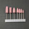 Cabezales de Rectificado de Caucho de Silicona Dental de Comercio Exterior, Cabezales para Pulir Uñas, Cabezales de Lijado de Silicona, Juego de Cabezales de Rectificado para Pulir y Recortar