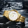 Reloj para Hombre CHENXI con Calendario, Luminoso, Resistente al Agua, Elegante Reloj de Cuarzo para Negocios, Directo de Fábrica