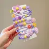 Pinzas Dopamine para el Cabello de Niñas, Lindos Pasadores de Dibujos Animados de Flores para Bebés Niñas, Nuevos Accesorios para el Cabello