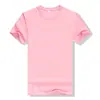 Camisetas de poliéster-algodón hechas a medida con impresión de logotipo, camisetas publicitarias, camisetas de cuello redondo de manga corta, camisetas culturales hechas a medida y uniformes de trabajo de calidad de exportación