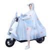 Impermeable Bicicleta Eléctrica Batería Largo Cuerpo Completo Protección Tormenta Lluvia Moda Mujer Grueso Extra Grande Poncho Especial para Montar
