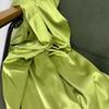 Verde Abacate Verde Militar Verde Escuro Champagne Tecido de Forro de Cetim Cetim Macio Sedoso Tecido Decorativo para Fundo de Casamento
