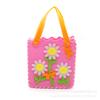 Bolsa pequeña hecha a mano para niños, bolsa de materiales para hacer bolsos, bolso de mano no tejido, jardín de infantes, belleza creativa, regalo de manualidades