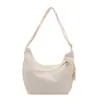 Moda Outono 2026 Bolsa de Veludo Formato Dumpling Feminina Grande Capacidade Bolsa Transversal para o Dia a Dia Bolsa de Ombro