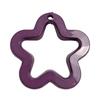 Accesorios de pegamento crema DIY al por mayor flor de ciruelo hueca estrella de cinco puntas orificio para colgar Cuentas colgante aretes con cuentas accesorios de joyería