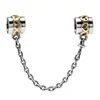 Accesorios Transfronterizos Aleación Panjia Accesorios para Pulsera de Cuentas diy Oreja de Trigo Minnie Cadena de Seguridad Hebilla Fija Opción de Regalo