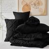Ropa de Cama Funda Nórdica Cama Doble Funda Nórdica con Funda de Almohada Sábana Suave Funda de Almohada Gorro de Cama para Todas las Estaciones