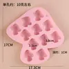 Molde Infantil de Silicone Cartoon DIY de Grau Alimentício para Assar Artesanal de Chocolate, Doces, Gomas, Pudim e Gelatina