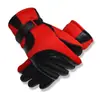 Guantes de Algodón y Cuero Grandes de Invierno para Hombres y Mujeres con Felpa Adicional Espesos Antideslizantes Cálidos para Exterior Montar Guantes Antideslizantes con Pantalla Táctil Venta al por Mayor