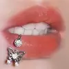 Anillo de Labio de Mariposa, Adorno de Labio Microincrustado de Cobre, Anillo de Hueso de Oreja de Bola de Barro Shambala, Pendientes de Acero Inoxidable, Nueva Joyería para Piercings