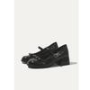 Sapatos Delicados Estilo Fada para Mulheres 2025 Verão Novo Retro Prata com Saia Salto Grosso Mary Jane Sapatos Pequenos de Couro