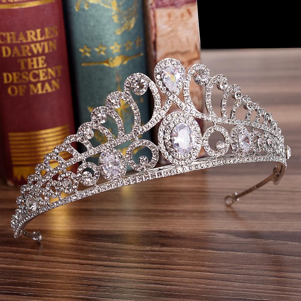 新娘锆石皇冠 锆石新娘皇冠 新娘头饰