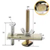 Prensa de Mesa para Máquina de Grabado Placa de Presión Extensión Abrazadera Perfil de Aluminio Splint de Arco de Nylon Tornillo T Placa de Presión para Tablero de Madera