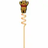 Dibujos animados Winnie the Pooh Pajitas Espirales de Colores Pegatinas Creativas para Pajitas Decoración de Fiesta Pajitas Curvas Venta al por Mayor Transfronteriza