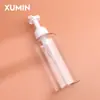 Xumin Botella Transparente de Gel de Ducha y Champú de 300ml Botella con Dispensador Opaco de 500ml Botella para Desinfectante de Manos Botella con Bomba Dispensadora