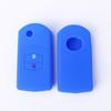 Adecuado para Mazda M6 plegable 2 llaves bolsa de llaves Mazda control remoto de coche dispositivo antirrobo bolsa de goma suave cubierta de silicona para llave