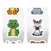 500 Adesivos de Rolo de Animais, Desenho Animado com Formato Especial Pequenos Presentes para Crianças, Adesivos de Vedação para Decoração de Capa de Celular de Mesa Venda por Atacado