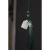 Saquito Luminoso de Loto Hueco Borla Cadena Brillante para Teléfono Colgante Estilo Retro Colgante Personalizado Broche Hanfu