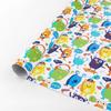 Papel de regalo de cumpleaños con dibujos animados de Amazon, papel kraft blanco original, papel de regalo para juguetes infantiles