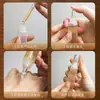 Botella dispensadora de apretar con cabezal de gota Manguera Botella dispensadora de base de viaje Esencia Loción Tubo pequeño vacío cosmético portátil