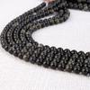 Natural Jinyao Pedra Contas Espalhadas Contas Redondas Ouro Obsidiana Semi-acabado DIY Jóias Acessórios Ouro Obsidiana Jóias Acessórios